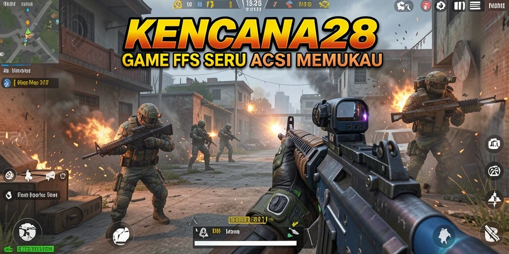 Tampilan gameplay KENCANA28 yang penuh aksi dan menegangkan.