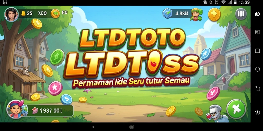 Screenshot gameplay <strong>LTDTOTO</strong> menampilkan karakter yang sedang beraksi dalam permainan Idle.