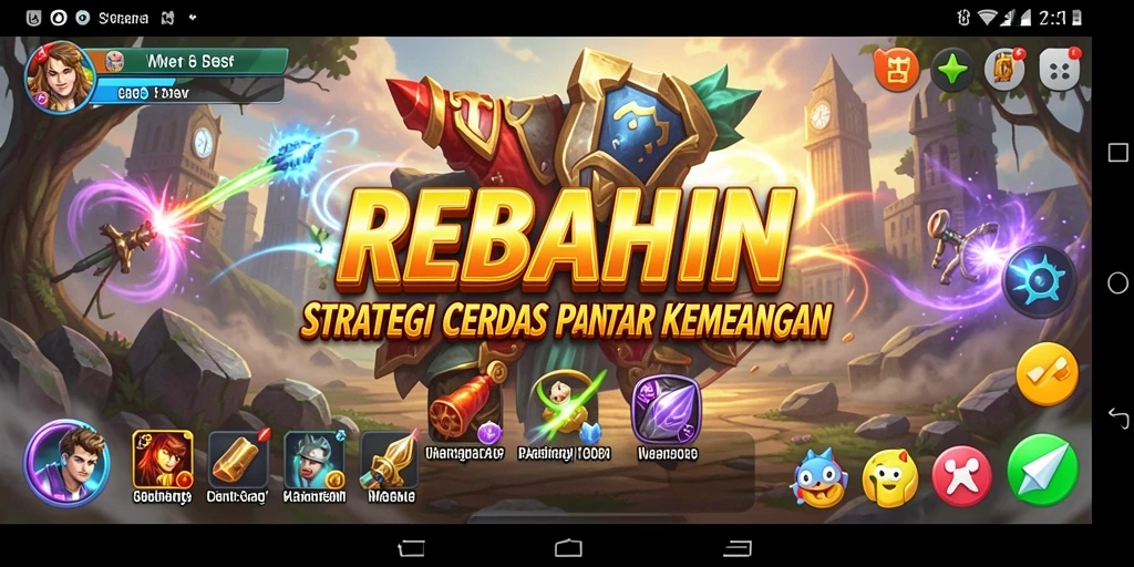 Gameplay mendalam dan seru dari REBAHIN dengan visual yang menawan.