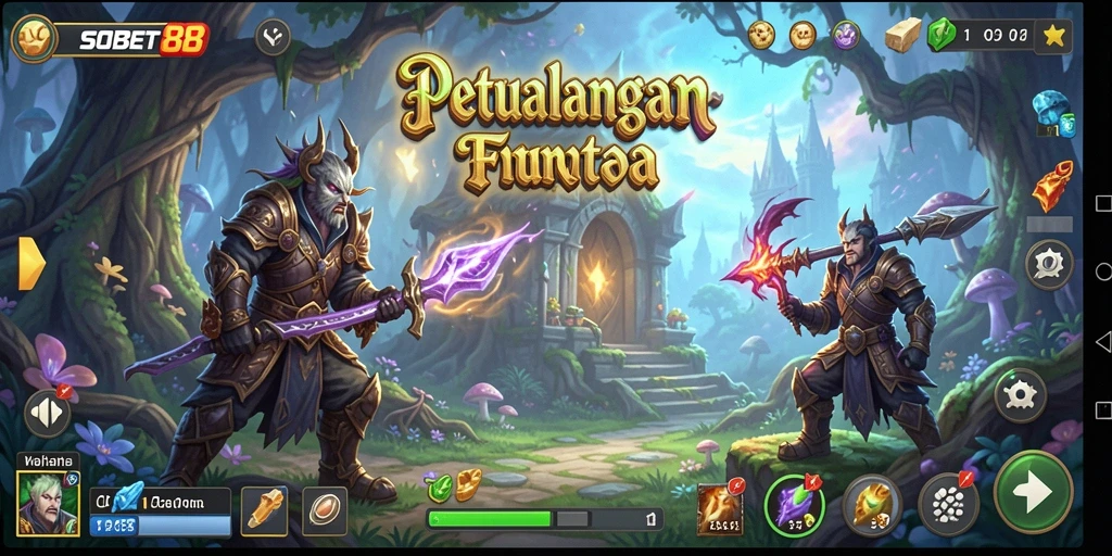 Tangkapan layar menampilkan aksi seru dalam petualangan SOBET88.